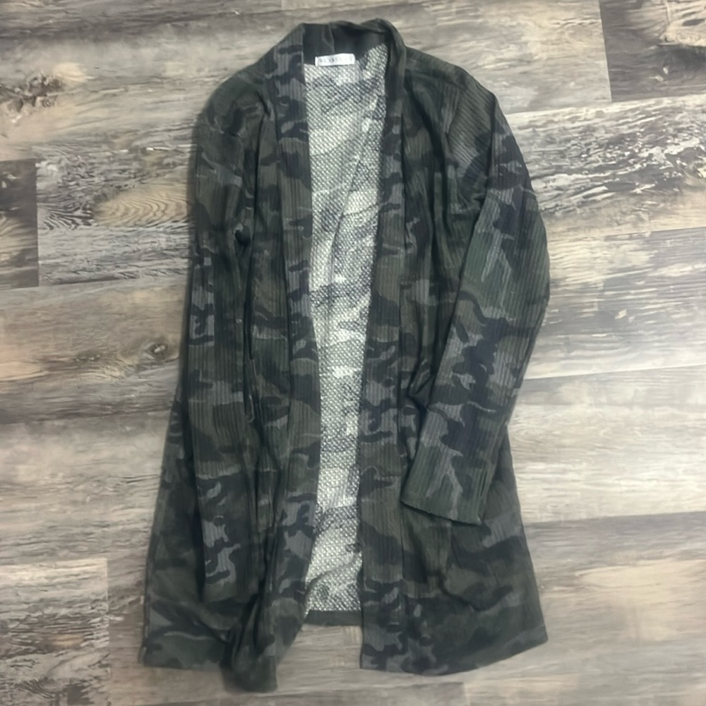 Camo Cardigan